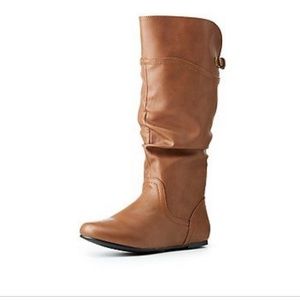 Brown Slouch Boots